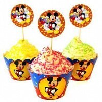 Топпери для кексів Міккі Маус 6 од