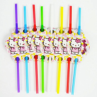 Трубочки праздничные Hello Kitty 8