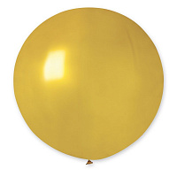 Воздушные шарики|Шары латексные|Круглые|Воздушный шар 27" золото