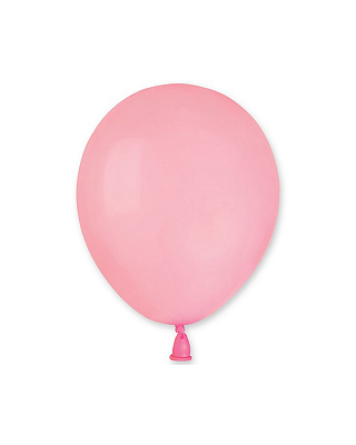 Воздушный шар пастель нежно-розовый 5"