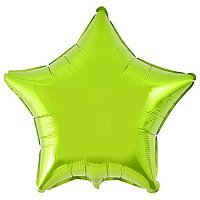 Шар фольга 19" Звезда Салатовая Шар фольга 19" Звезда Салатовая