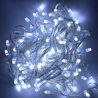 Гірлянда матова LED Холодно-біла 100