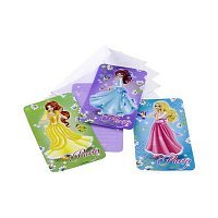 Пригласительные Принцессы с конвертами 6 шт Пригласительные Принцессы с конвертами 6 шт