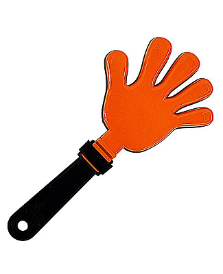 Трещотка рука (черно-оранжевая)