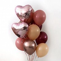 Букет куль Чароіт 13 од (гелій)