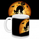 Чашка Черный кот Хэллоуин