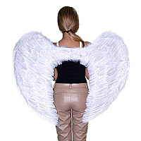 Праздники|Halloween|Ангелы и демоны|Крылья гигант белые 100х80