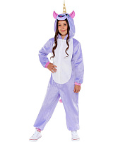 Кигуруми Единорог фиолетовый 3-4 года