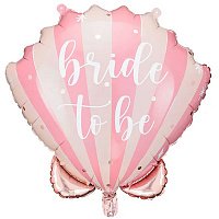 Шар фигура Ракушка Bride to be 52х50см Шар фигура Ракушка Bride to be 52х50см