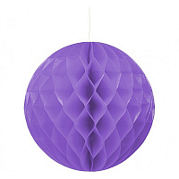 Товары для праздника|Украшение помещений|Подвесные шары|Шар подвесной гармошка (фиолетовый) 30см