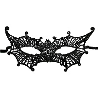Товары для праздника|Маски карнавальные|Венецианские маски|Маска кружева (черная)