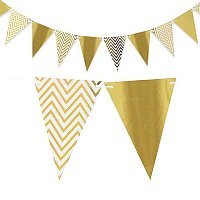 Вимпели біло-золоті Вимпели біло-золоті