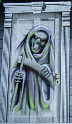 Банер на двері Смерть