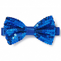 Бабочка в паетках (синяя)