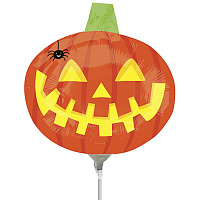 Праздники|Halloween|Воздушные шары на Хэллоуин|Мини-фигура Тыква