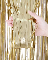 Штора сатин (шампань) 2х1 м