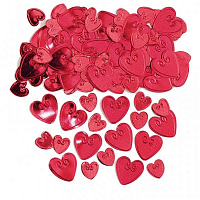 Праздники|Все на День Святого Валентина (14 февраля)|Украшения для романтиков|Конфетти сердца с вензелем красные 14