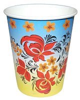 Стакани святкові Петриківський розпис 6 од 