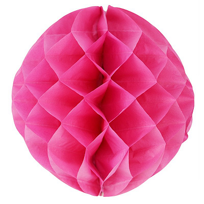 Шар подвесной гармошка (розовый) 25 см