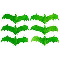 Набор летучих мышей зеленых 6 шт Набор летучих мышей зеленых 6 шт