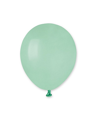 Воздушный шар пастель светло- бирюзовый 5"