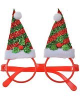 Очки Рождественские колпачки