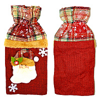 Праздники|Новогодние украшения|Новогодние носки|Мешочек для подарков Дед Мороз 27Х12