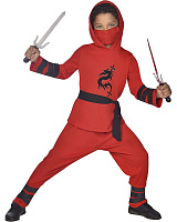 Костюм Ніндзя червоний 12-14 років (Амскан)