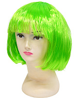Парик каре салатовый