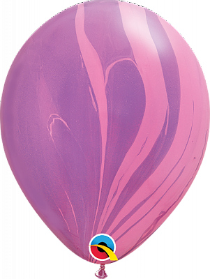 Воздушный шар Агат розово-фиолетовый 12"