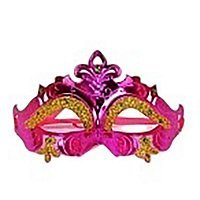 Маска венеция Павлин (малиновая) Маска венеция Павлин (малиновая)