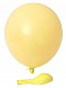 Воздушный шар макарун персиковый 30см