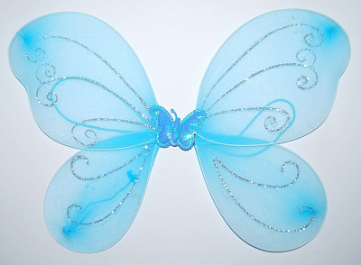 Крила метелика дитячі блакитні