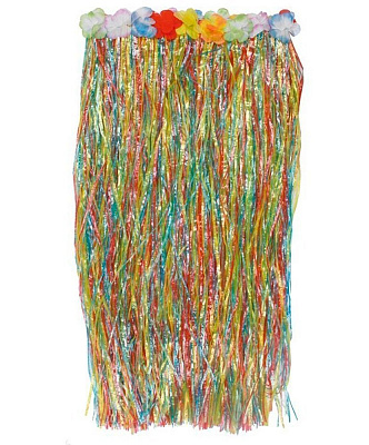 Юбка гавайская 70 см (разноцветная)