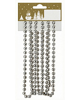 Бусы серебряные 3м