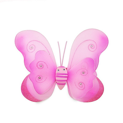 Крылья мотылек детские (розовые)