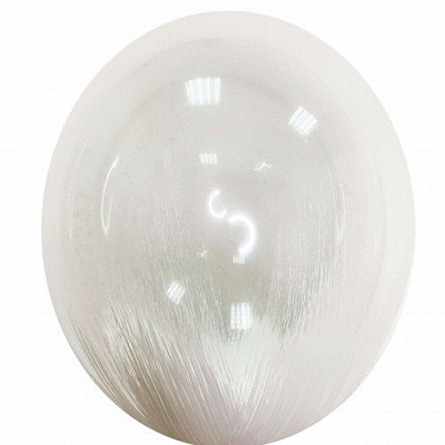 Повітряна кулька Браш біла 30 см