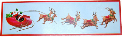 Декорация Санта и олени