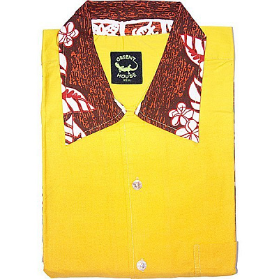 Гавайська сорочка (помаранчева) XL