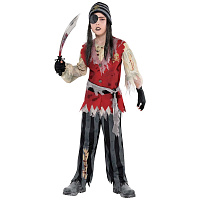 Товари для свята|Детские карнавальные костюмы|Костюми для хлопчиків |Костюм Пірат привид 12-14 років