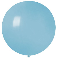 Воздушные шарики|Шары латексные|Круглые|Воздушный шар 27" нежно-голубой