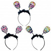 Обруч неон Сахарный Череп (ассорти) Обруч неон Сахарный Череп (ассорти)