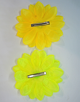 Шпилька квітка гібіскуса (жовта)