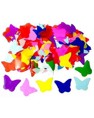 Конфетти Бабочки (разноцветные) 100 г