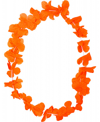 Леи гавайские эконом (оранжевые)