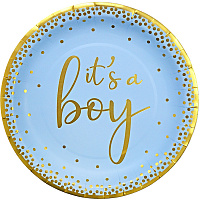 Тарелки Это мальчик 23 см 10 шт