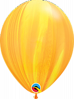 ||Воздушный шар Агат желто-оранжевый 12"