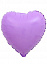 Шар фольга 46см сердце макарун (лиловое) - фото 1 | 4Party