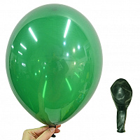 День Рождения|Панда|Воздушный шар кристалл зеленый 30см