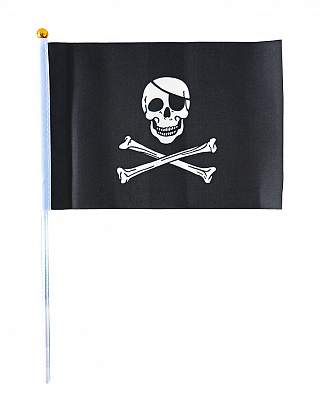 Прапорець піратський міні 20х14 см